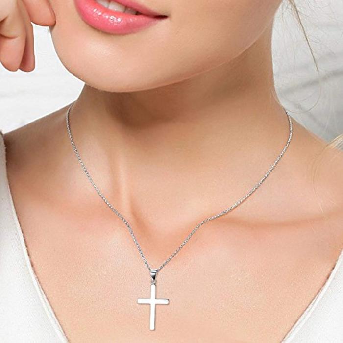 woman mini banner cross